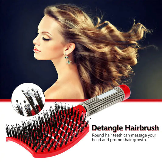 Elegant Detangling and Massage Hair Comb