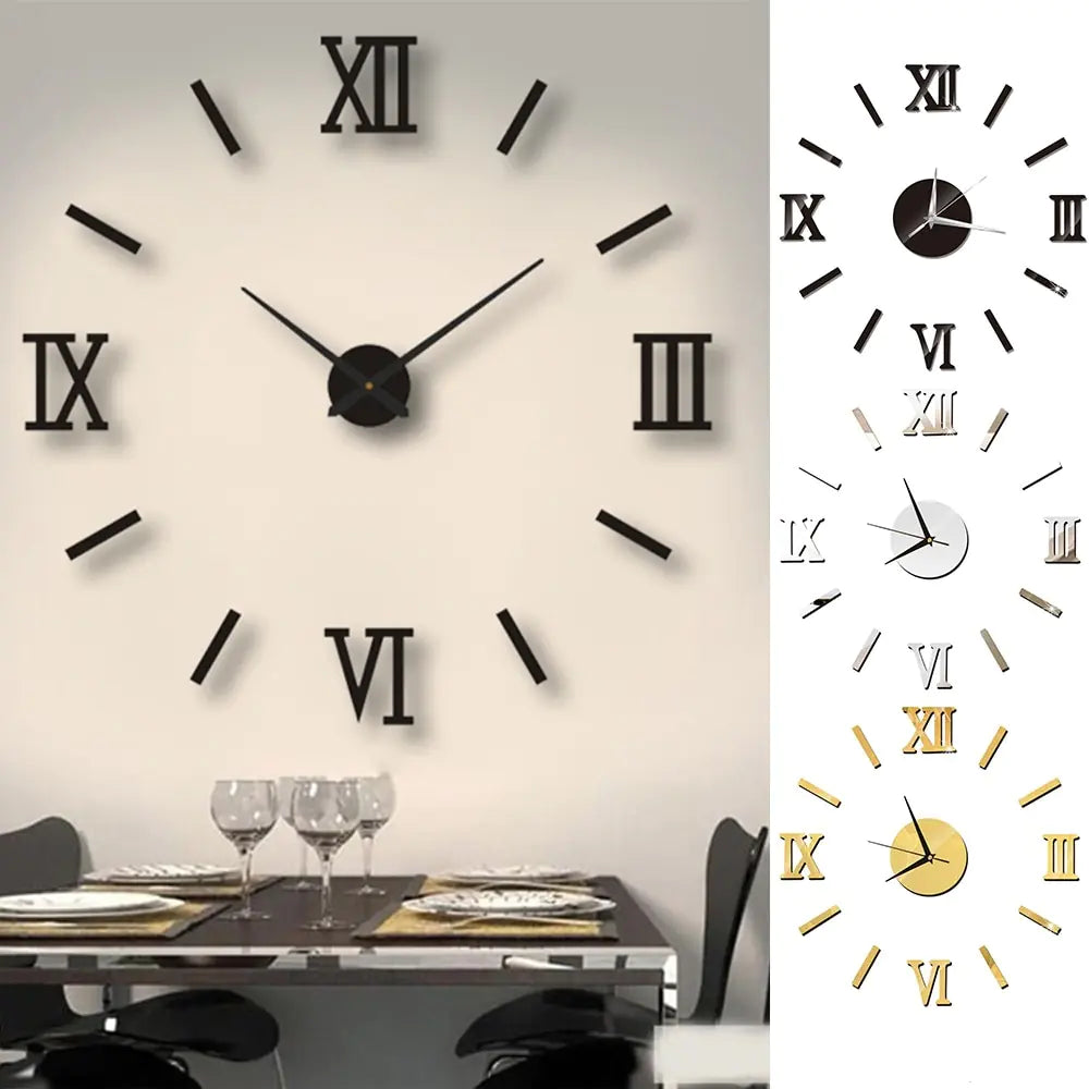 Silent Quartz Roman Elegance Clock