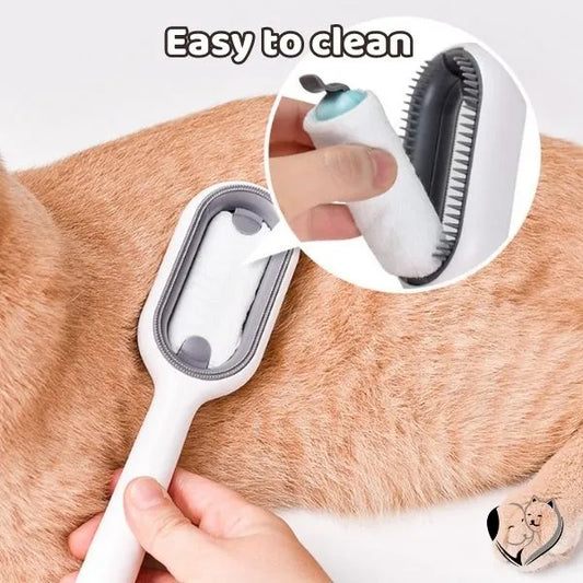 Dual-Action Professional Pet Grooming Brush